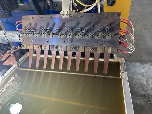 100% gerecycled PP Plastic Packing Belt Extrusion Line 5-15mm single-screw PP band maken machine