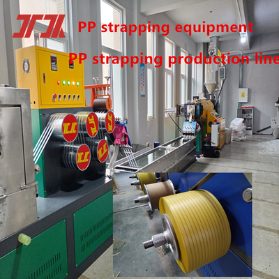 Plastic Extrusion Machinery PP Strapping Productielijn PP Strapping Equipment PLC Control System