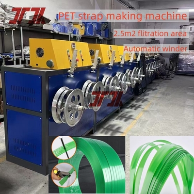 Productielijn voor plastic gerecycled PET-flessen, chips en PET-banden met intelligente PLC-besturing en hoge sterkte