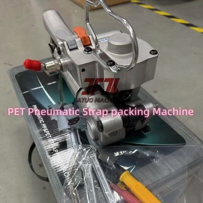 Handmatige pneumatische PET-PP-bandmachine zonder boor voor pallet groot kartonnen hout