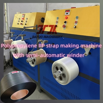 Professionele 380 kg/uur capaciteit PP band productielijn met PLC controle en non-stop wissel