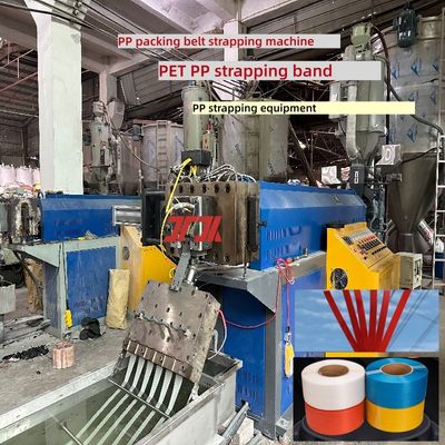 Pp-Riem die Machine voor Rode/Groene/Zwarte/Gele Riem met Gerecycleerd Materiaal en Polypropyleen maken