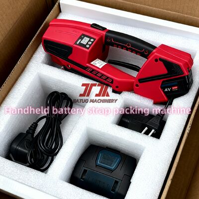 Draagbare 2100N Band Handbediende Batterij omsnoeringsmachine 13mm 16mm PET PP Band Verpakking