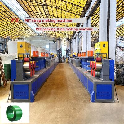 Verpakkingsmachines en -apparatuur voor het aanspannen van PET-plasticmateriaal