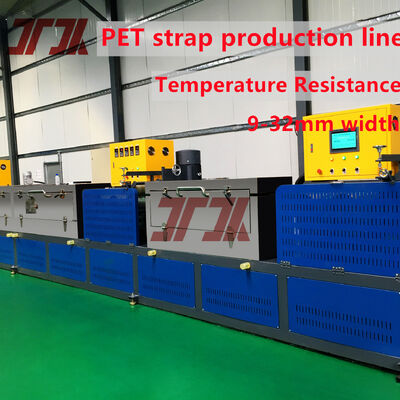5-19 mm Automatische Polypropyleen Bandproductiemachine met PLC-besturing en 220-250 kg/u Capaciteit