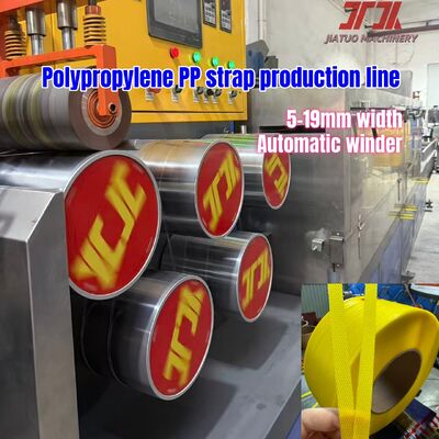 5-19 mm industriële PP sandwichgordelmachine met stabiele extrusiekop