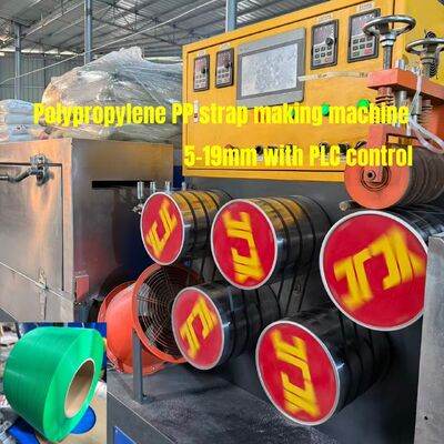 5-19 mm PP plastic broodjesbanden maken machine met automatische wikkelmachine