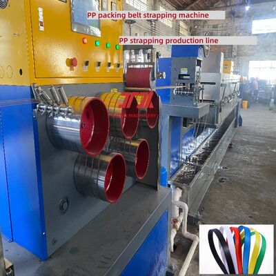 Machine voor het maken van PP-band 5 mm PP-omsnoeringsapparatuur met PLC-besturingssysteem