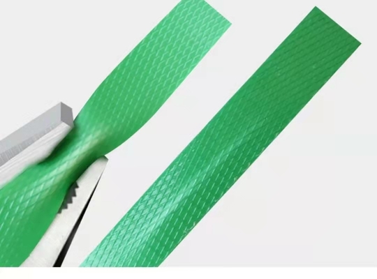 De duurzame Groene Band die van het Kleurenhuisdier Op zwaar werk berekende In reliëf gemaakte Vlot voor Verpakking vastbinden