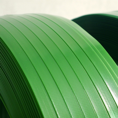 De groene Polyesterhuisdier Plastic het Vastbinden Riem van de Bandverpakking voor Hand Verpakkende Doos