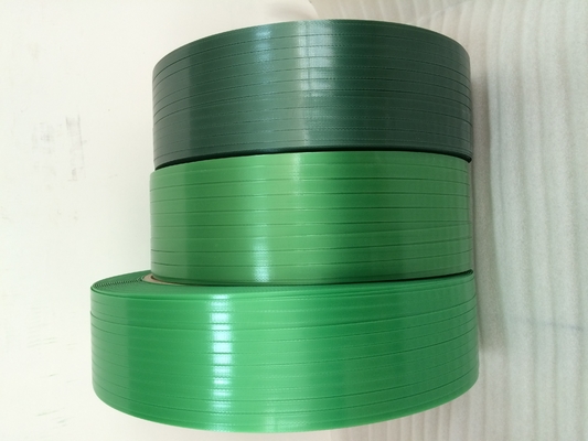 16mm Groene Plastic het HUISDIERENpolyester die van de Verpakkingsriem voor Broodje/Karton/Pallet vastbindt