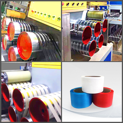 Verpakkingsmachines Productielijn voor op maat gemaakte PP-banden PP-bandmachine PP-bandapparatuur met PLC-besturingssysteem