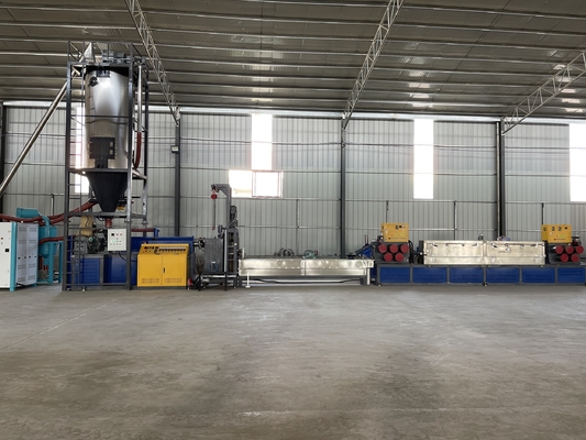 6 van de het HUISDIERENriem van de riemenoutput de Uitdrijvingslijn Plastic het Vastbinden Machine met Simens-Motor
