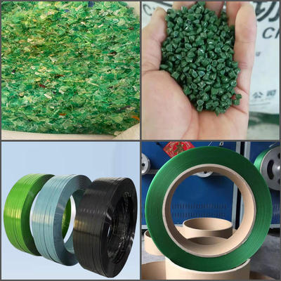 Model 315 Reductiemiddelen Plastic pp HUISDIER die de verpakkingsriem vastbinden die van de Bandproductielijn 600kg/h machine maken