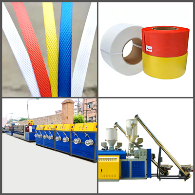 Enkele schroef PP-riemband extrusielijn PP-riem die machine maakt