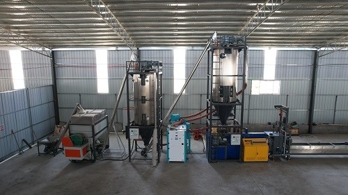 90mm de Enige Riem die van het Schroefhuisdier tot Machine maken Dubbele Output die Machine maken