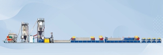400kgs / H PET-riem die machine maakt 125 mm schroefdiameter extrusielijn