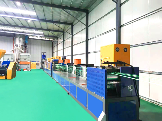 Hoog snelheidsmachine voor het maken van PET-banden 0,6-12 mm PET-bandenmachine Constructie gerecycled PET-bandlijn