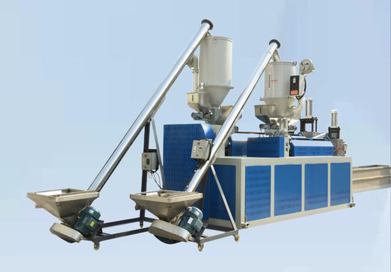 5-19 mm dubbele schroef PP sandwichbandmachine met PLC-besturing