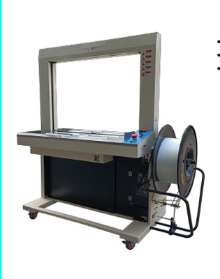Kartondoos 350W Semi Automatische het Vastbinden Machine60kg Spanning Halfautomatische het Vastbinden Machine voor Plastic pp-Riem