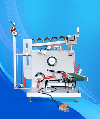 Volledig automatische transportband 0,4 kW PET-bandwinder met PLC-besturingssysteem Volledig automatische PET-bandwinder met PLC-besturing en snijwerk