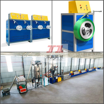 GUGAO Motor Plastic Strap Packing Machine 9 - 32 mm PET Strap Manufacturing Machine