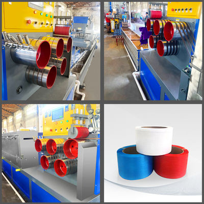 GUGAO Motor Plastic Strap Packing Machine 9 - 32 mm PET Strap Manufacturing Machine