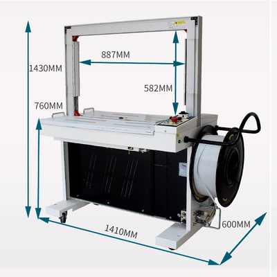 Elektrische Batterij die Hulpmiddel voor PP/PET-Band vastbinden die Draagbare Elektrische het Vastbinden Machine voor PP/PET-Bandverpakking inpakken