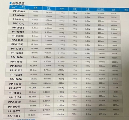 Verpakkingspp Riemen die tot Machine 2/3/4/6/8 Riemen maken Vrije Versleten Delen