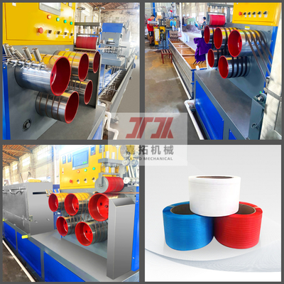 Volledig automatische PLC-controle JiaTuo PP riem maken machine met GUOMAO motor
