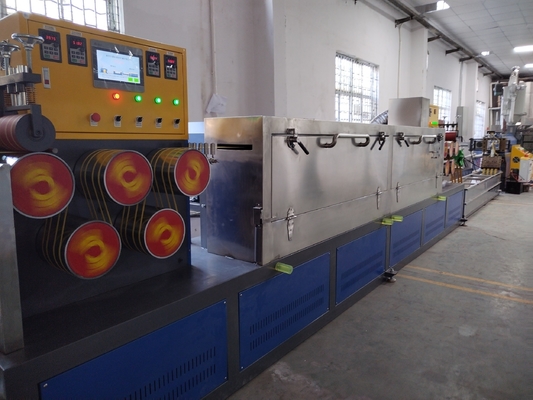 Enkele schroef 90 mm PP-riem die machine maakt voor PP-recyclemateriaal / nieuwe grondstof