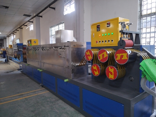 Enkele schroef 90 mm PP-riem die machine maakt voor PP-recyclemateriaal / nieuwe grondstof