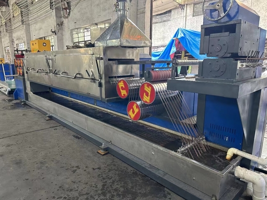 Hoog productiecapaciteit PP Plastic Packing Belt Extrusion Line Making Machine 4 Line PP Strap Making Machine