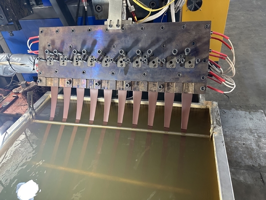 Eenvoudige schroef PP-bandmachine 1 tot 4 Polypropyleen-stroppen extrusielijn Gemakkelijke bediening en onderhoud PP-band
