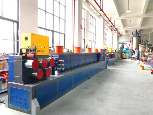 PET-band extrusie hoge snelheid enkelvoudige schroef 3 banden PET-band maken machine breedte/dikte (mm) 9-25/0.6-1.2mm