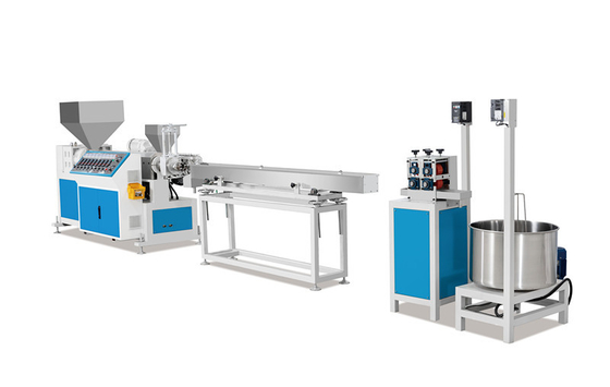 JTPP-110 Plastic Imitation Rattan Making Machine: 3300 mm schroef, 6 riemen, 130 kg/uur capaciteit