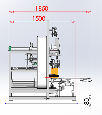 Productielijn voor kunststofmachines voor PP-banden PP-extrusietoestellen voor volledig automatische wikkelmachines
