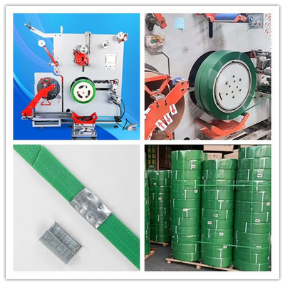 Automatische wikkelmachine met aanraakscherm - PET-bandwinder met dubbele servomotor 200-300m/min/