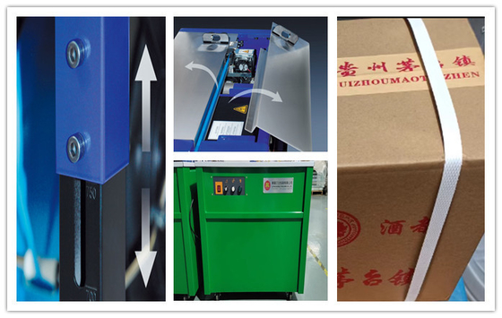 High-End Friction Fusion Technology Box Strapping Machine voor hoogwaardig verpakken Desktop strapping machine