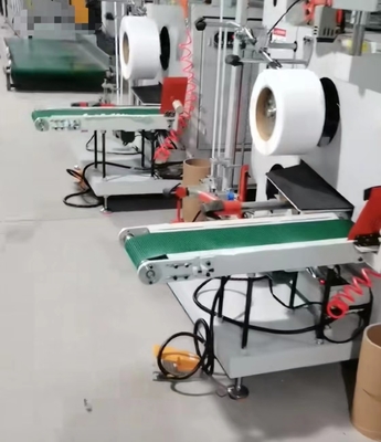 Volledig automatische bandwielmachine met touchscreencontrole, servowieler, automatische terugwiel