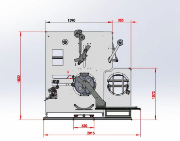 PLC-aanraakscherm automatische riemmachine, PP-verpakkingsband servo-opwikkelmachine, lijnsnelheid: 200-350m/min