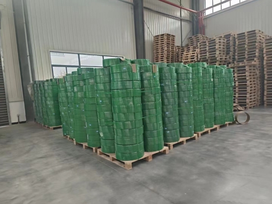 PET-verpakkingsband voor cementfabriek, breedte: 9-32 mm, Sterke spanning, goede rechtheid