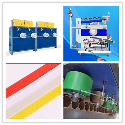 Verpakkingsmachines 5-19 mm PP-bandproductielijn PP-bandmachine PP-bandproductieapparatuur met automatische wikkelmachine en PLC-besturing