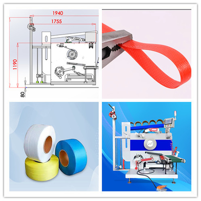5-19 mm hogesnelheid PP banden productielijn PP banden apparatuur PP bandenmachine in uniek koelcirculatiesysteem