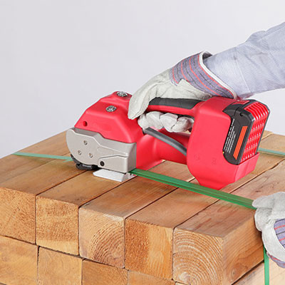 Desktop Strapping Machine Volledig Automatisch met Intelligente Digitale Display, Silent Bundling, 2,5 seconden per strip