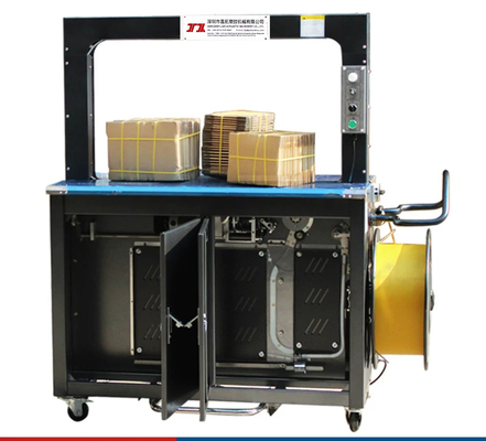 Hoog snelheidsbundelmachine, automatische bandconveyorbox-bundelmachine, snelheid: 52 kanalen/min, warm smeltbinding