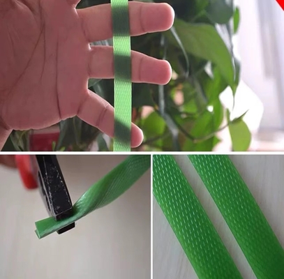 Koudbestendige PET-verpakkingsband van kunststof, supertanningsvaste PET-verpakkingsband, groene bindband, model: PET-16080