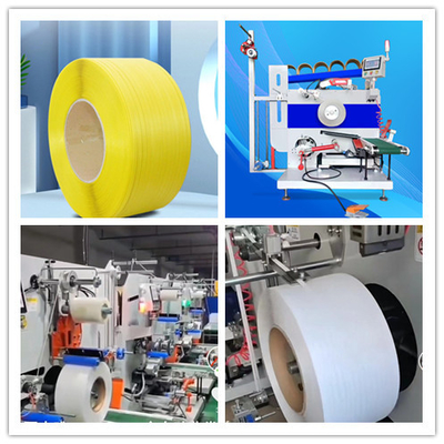 Volledig automatische bandwielmachine met touchscreencontrole, servowieler, automatische terugwiel