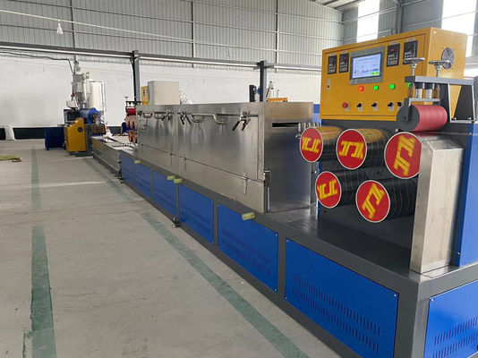 PP-verpakkingsgordelapparatuur, op maat gemaakte PP-gordelproductielijn, GUGAO-motor 37 kW,PP-gordelproductielijn