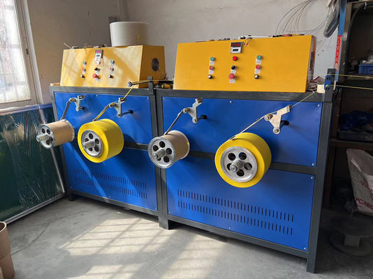 Verpakkingsbandapparatuur voor PP, PP-bandmachine, met GUGAO-motor, dubbelstation wikkelmachine